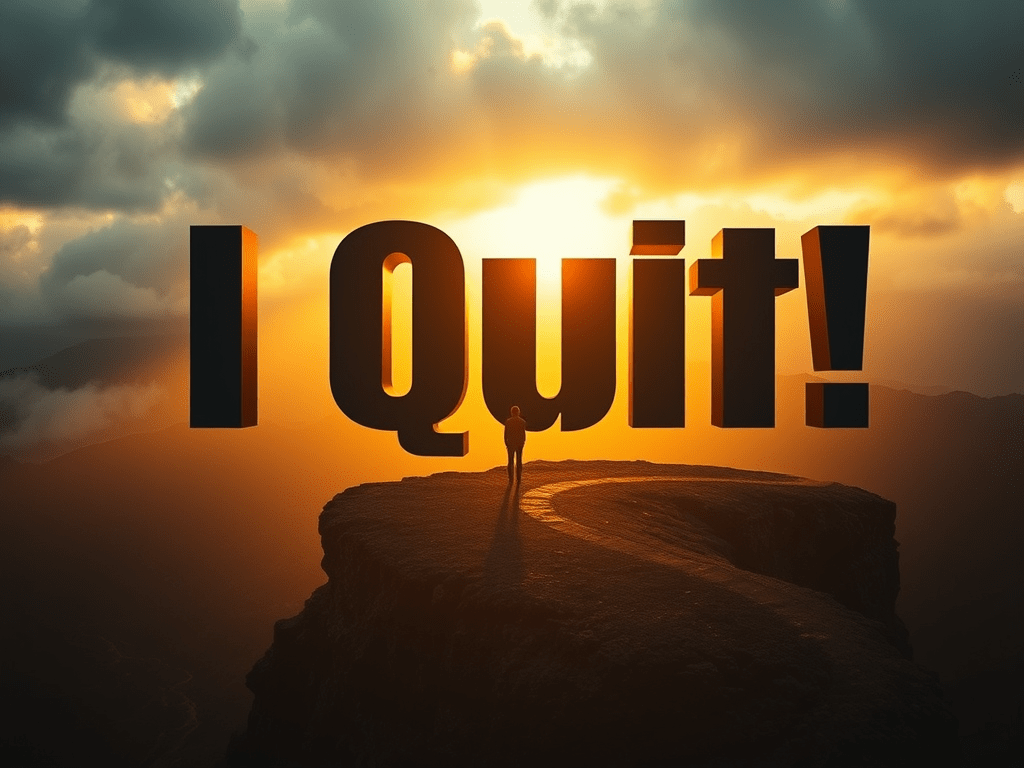 I Quit!